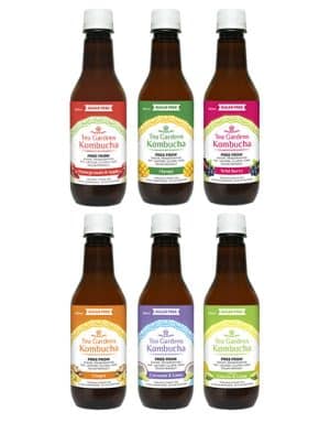 Tea Gardens Kombucha Mixed Box of 6 Flavours