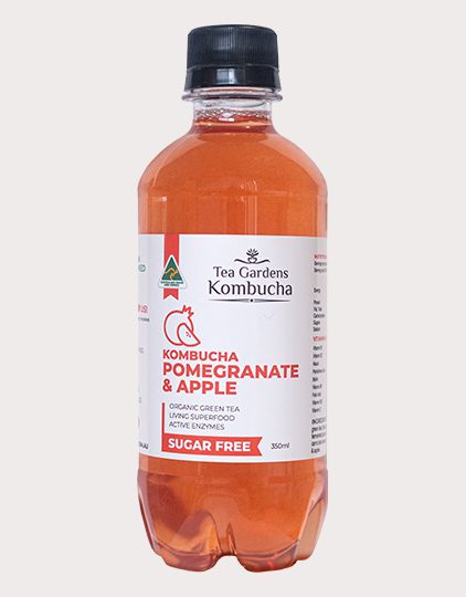 Tea Gardens Kombucha Pomegranate & Apple 350ml