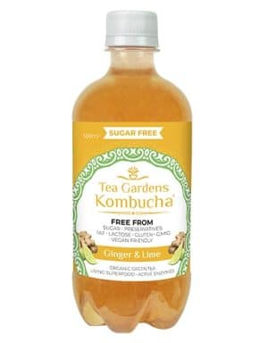 Tea Gardens Kombucha Ginger Lime 500ml