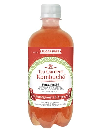 Tea Gardens Kombucha Pomegranate Apple 500ml